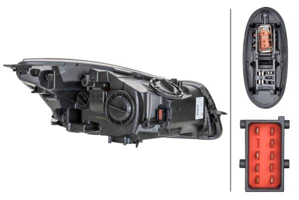 HELLA 1ZT 009 631-311 Bi-Xenon-Hauptscheinwerfer - links - für u.a. Buick (Sgm) Regal II (Eg1)