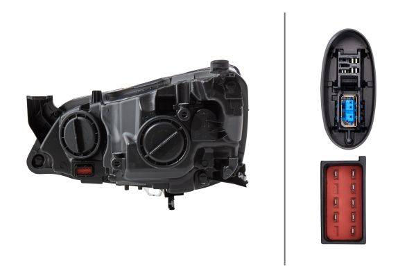 HELLA 1ZT 010 012-421 Bi-Xenon/LED-Hauptscheinwerfer - rechts - für u.a. Vauxhall Astra Mk VI (J) (P