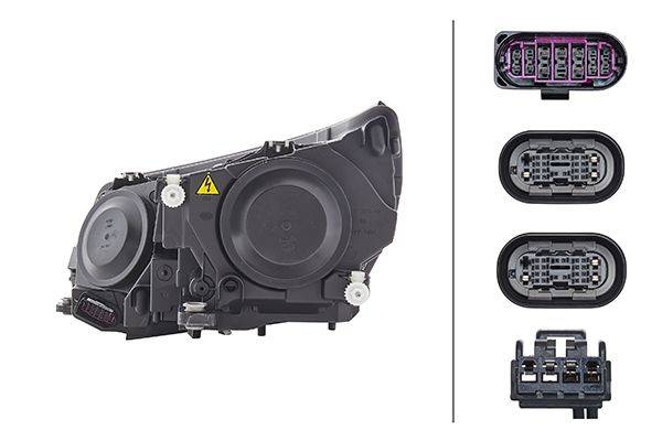 HELLA 1ZT 010 748-101 Bi-Xenon/DE/LED/Xenon-Hauptscheinwerfer - rechts - für u.a. VW (SVW) Tiguan (5