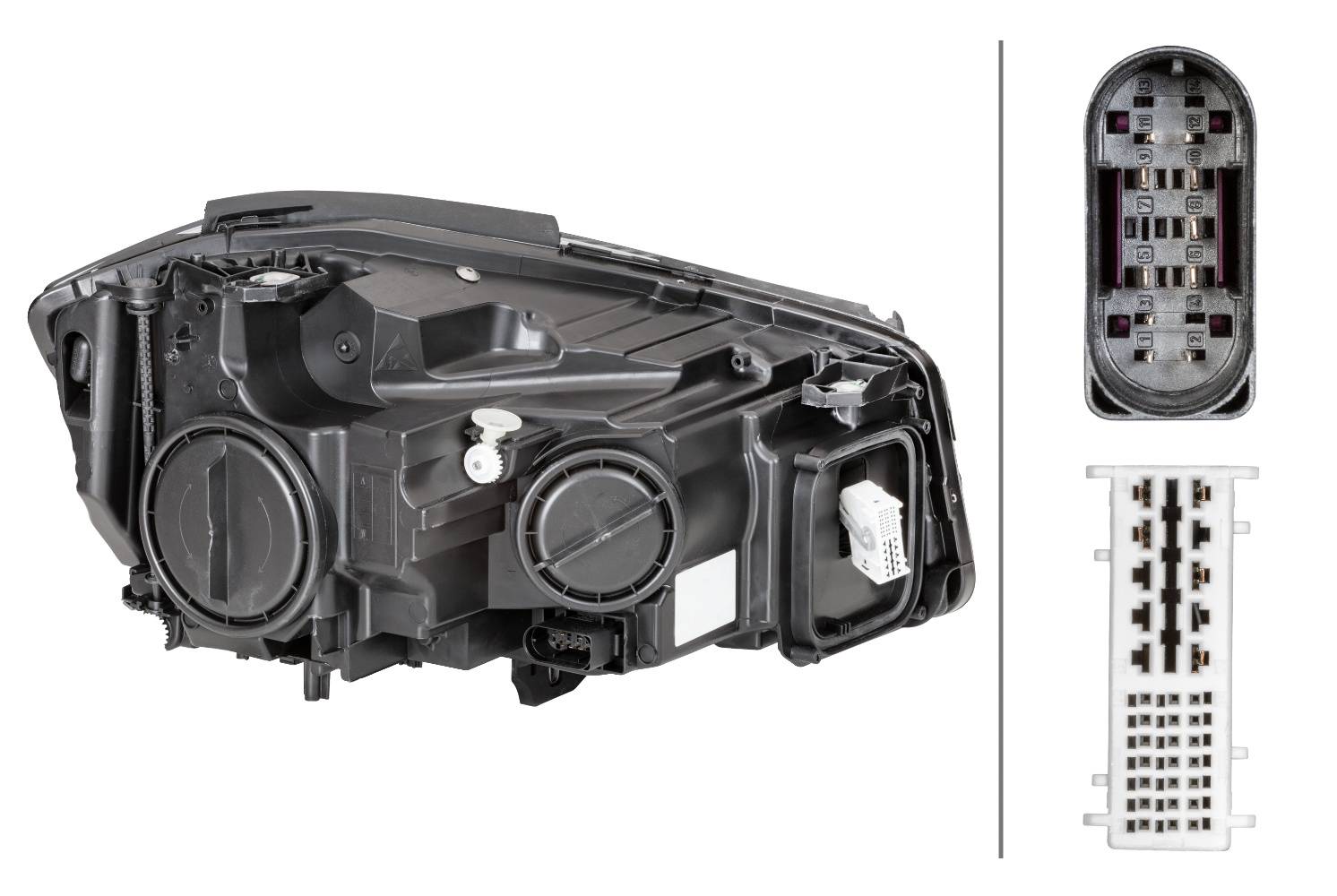 HELLA 1ZT 010 818-471 Bi-Xenon/LED-Hauptscheinwerfer - links - für u.a. MB A-Class (W176)