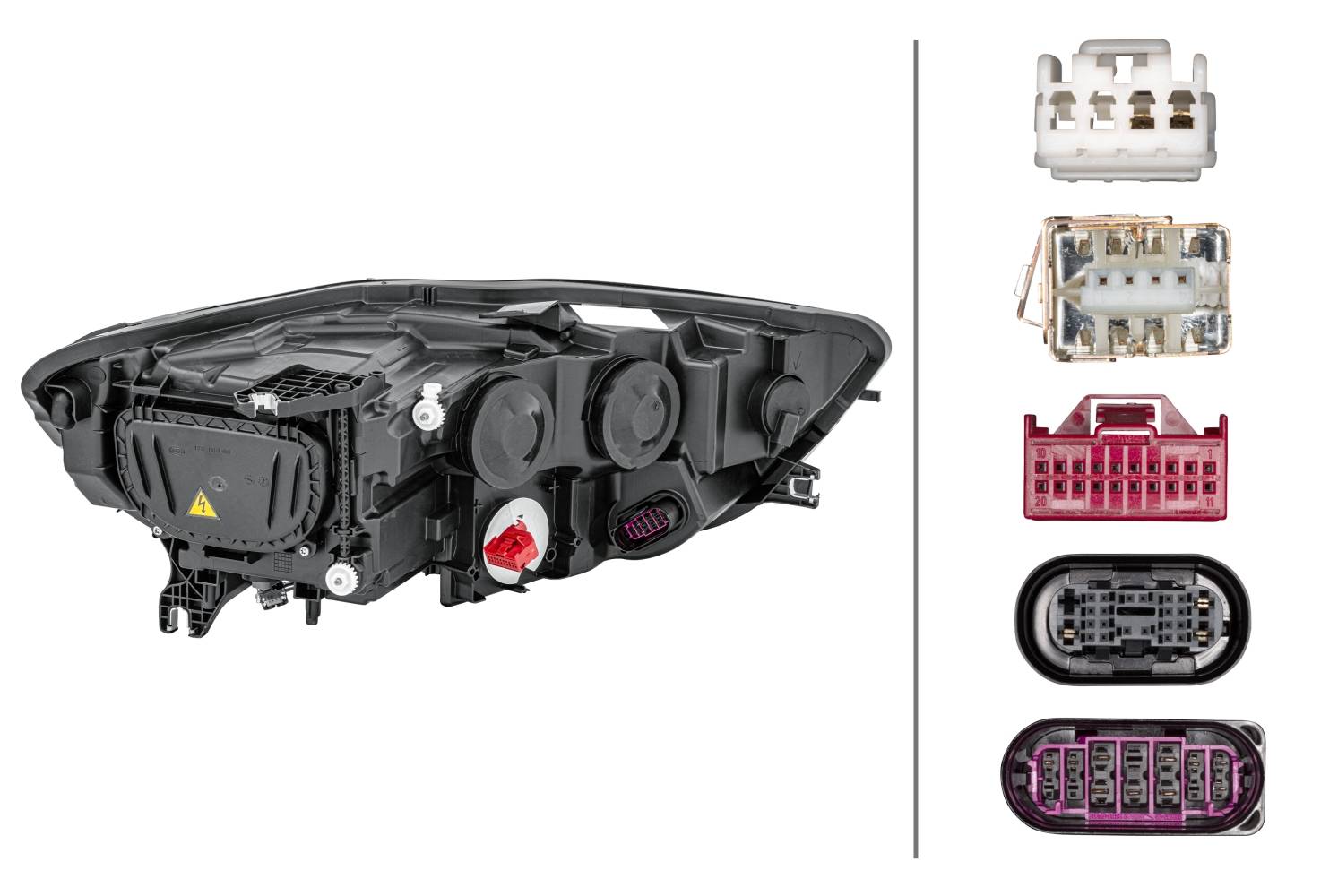 HELLA 1ZT 011 150-311 Bi-Xenon/LED-Hauptscheinwerfer - links - für u.a. Audi (Faw) A6L (C7, 4X8, 4Xl