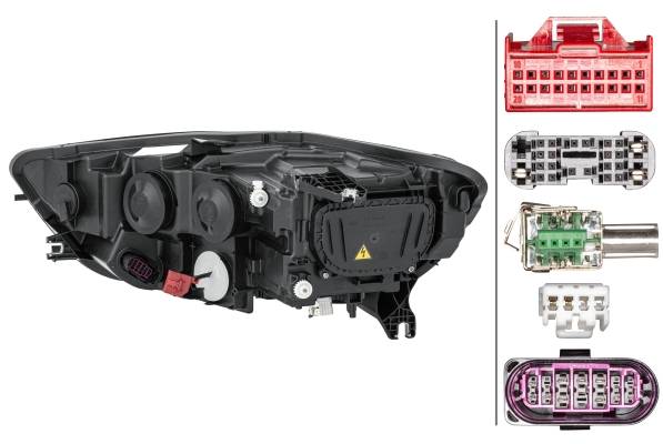 HELLA 1ZT 011 150-321 Bi-Xenon/LED-Hauptscheinwerfer - rechts - für u.a. Audi (Faw) A6L (C7, 4X8, 4X