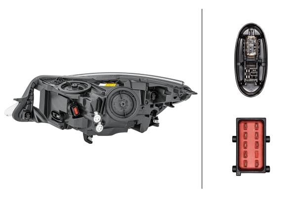 HELLA 1ZT 011 166-741 Bi-Xenon/LED-Hauptscheinwerfer - rechts - für u.a. Opel Insignia A Sports Tour