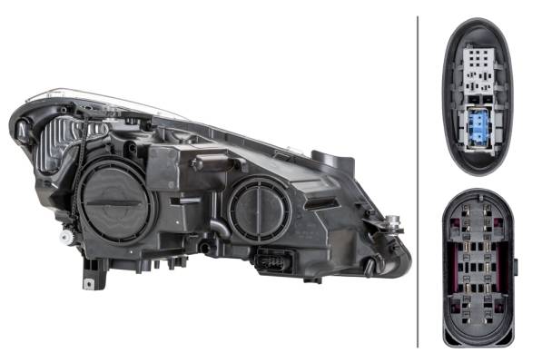 HELLA 1ZT 011 733-051 Bi-Xenon/Halogen/LED-Hauptscheinwerfer - links - für u.a. MB E-Class Coupe (C2