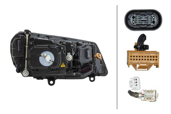 HELLA 1ZT 011 937-511 Bi-Xenon/LED-Hauptscheinwerfer - links - für u.a. VW Touareg (7P5, 7P6)
