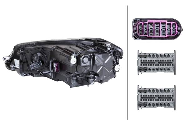 HELLA 1ZX 013 924-221 LED-Hauptscheinwerfer - rechts - für u.a. VW (Faw) Golf VII (Bn1, Bn2, C91)