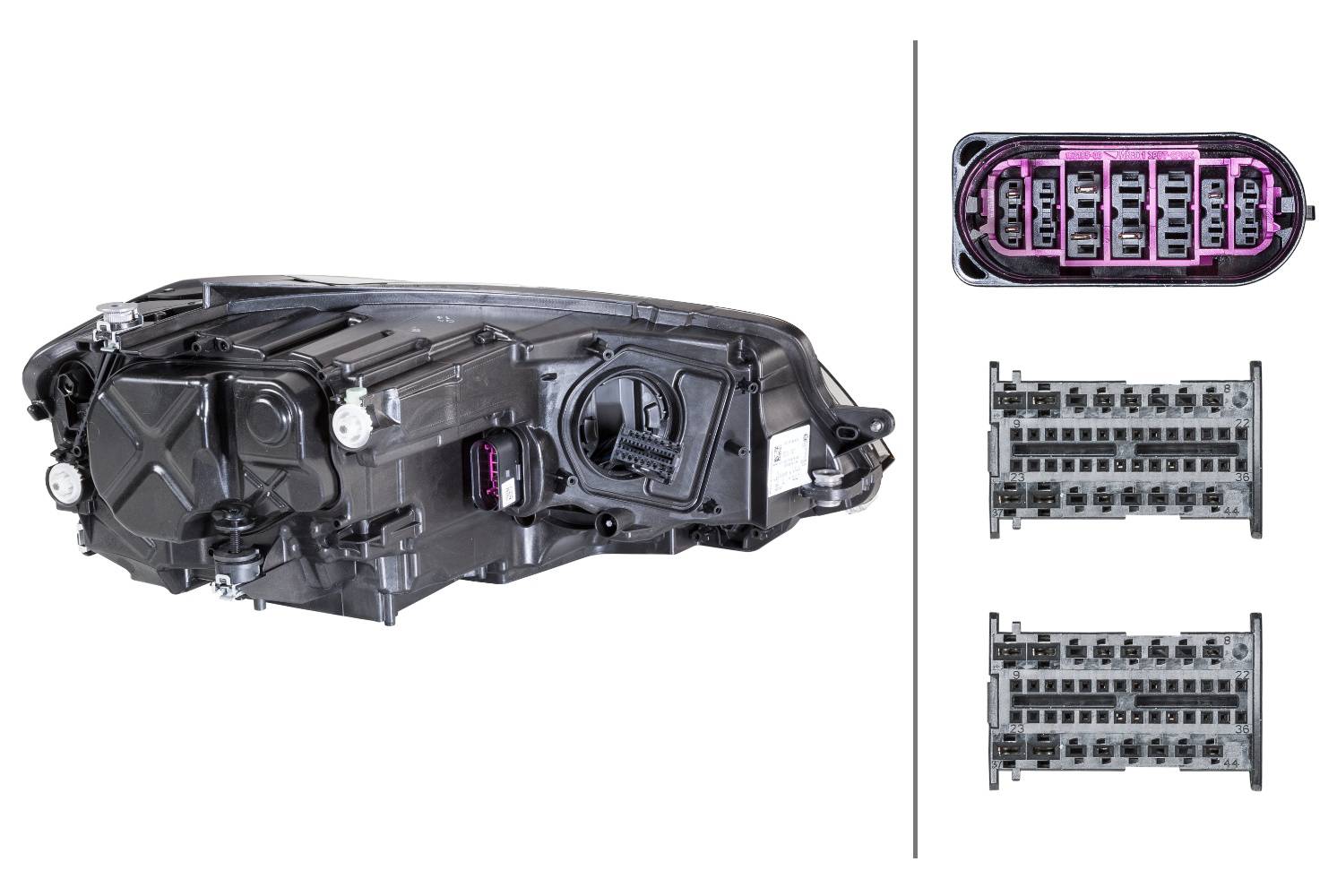 HELLA 1ZX 013 924-231 LED-Hauptscheinwerfer - links - für u.a. VW Golf VII (5G1, Bq1, Be1, Be2)