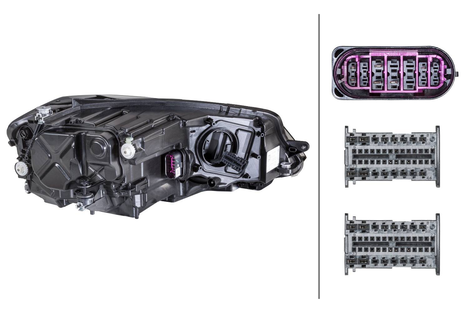 HELLA 1ZX 013 924-251 LED-Hauptscheinwerfer - links - für u.a. VW (Faw) Golf VII (Bn1, Bn2, C91)