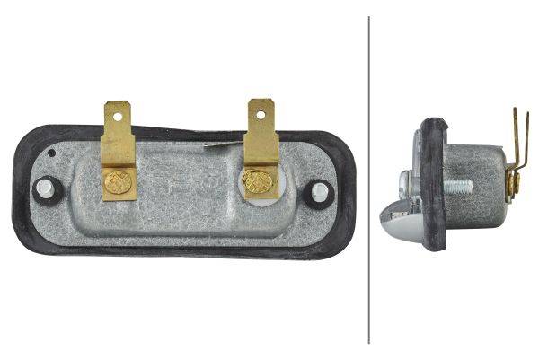HELLA 2KA 001 378-121 Kennzeichenleuchte - 12V - Einbau - links/rechts