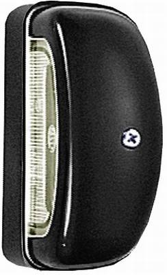 HELLA 2KA 001 386-281 Kennzeichenleuchte - 12V - Anbau - Lichtscheibenfarbe: glasklar - Stecker: Fla