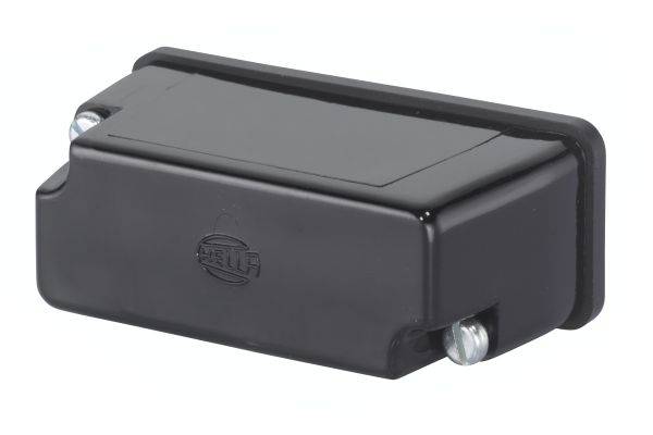 HELLA 2KA 003 168-021 Kennzeichenleuchte - 12/24V - Anbau - Lichtscheibenfarbe: glasklar - Stecker: