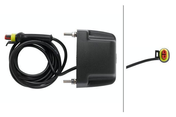 HELLA 2KA 010 278-081 Kennzeichenleuchte - LED - 24V - Anbau - Kabel: 2010mm