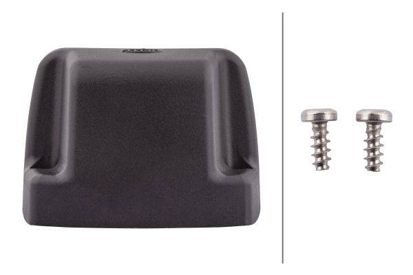 HELLA 2KA 010 278-121 Kennzeichenleuchte - LED - 24V - Anbau/geschraubt - Lichtscheibenfarbe: glaskl