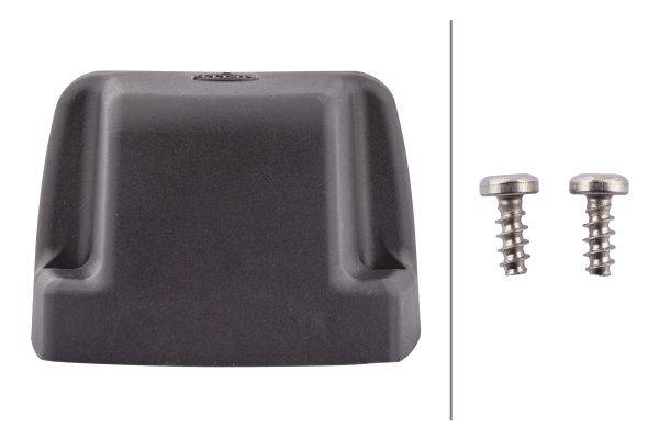 HELLA 2KA 010 278-321 Kennzeichenleuchte - LED - 12V - Anbau/geschraubt - Lichtscheibenfarbe: glaskl