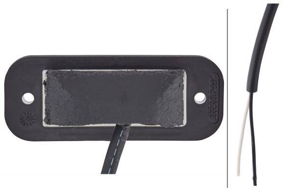 HELLA 2KA 010 278-607 Kennzeichenleuchte - LED - 24V - Einbau - Kabel: 1000mm