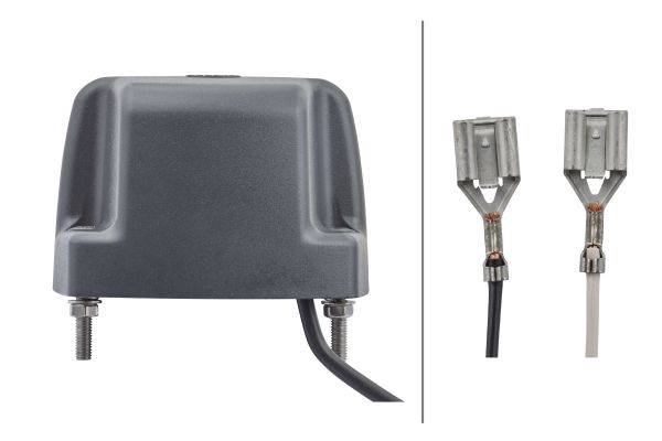 HELLA 2KA 012 271-031 Kennzeichenleuchte - LED - 12/24V - Anbau - Kabel: 2000mm - Stecker: Flachstec