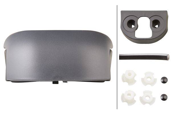 HELLA 2KA 959 640-601 Kennzeichenleuchte - LED - 12/24V - Anbau - Lichtscheibenfarbe: glasklar - LED