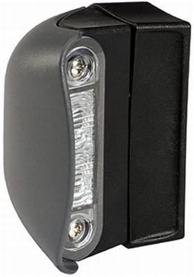 HELLA 2KA 959 640-601 Kennzeichenleuchte - LED - 12/24V - Anbau - Lichtscheibenfarbe: glasklar - LED