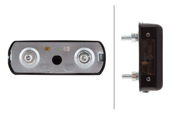 HELLA 2KA 997 011-001 Kennzeichenleuchte - Anbau/Schraubanschluss - links/rechts