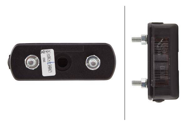 HELLA 2KA 997 011-021 Kennzeichenleuchte - Anbau/Steckanschluss - links/rechts