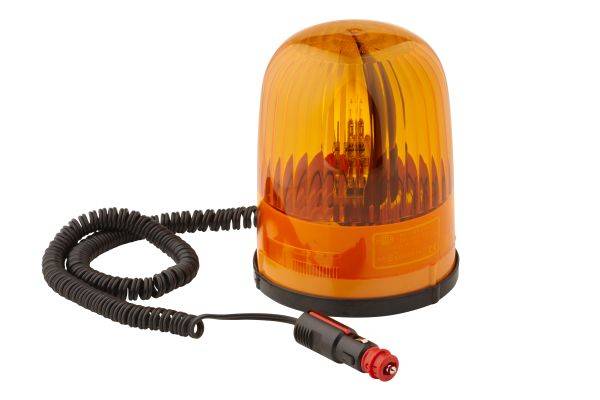 HELLA 2RL 007 552-011 Halogen-Rundumkennleuchte - KL Junior - 24V - gelb - Magnetbefestigung - gelb