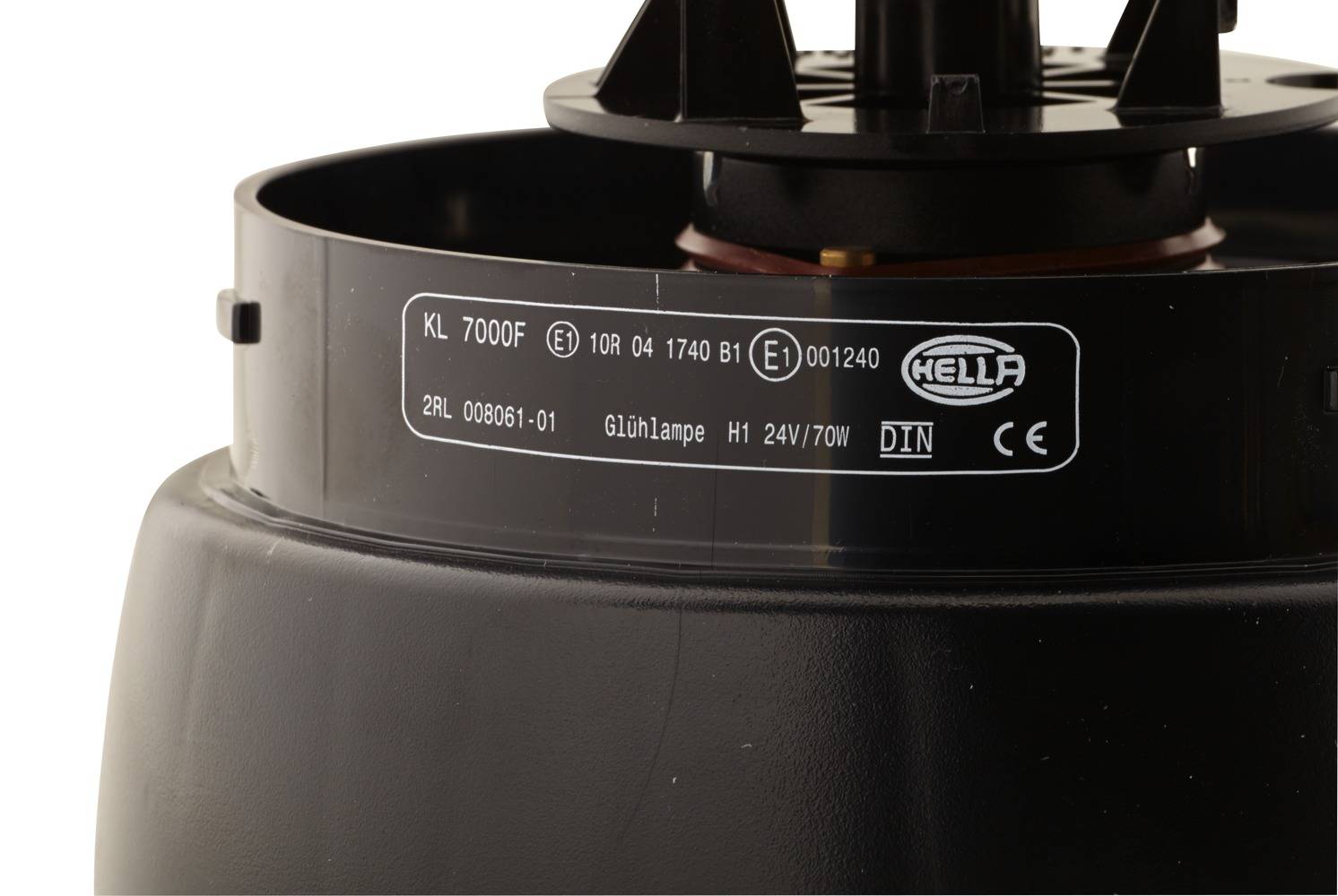 HELLA 2RL 008 061-011 Halogen-Rundumkennleuchte - KL 7000 - 24V - geschraubt - blau