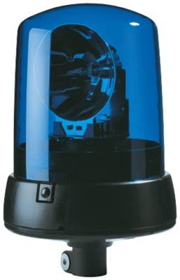 HELLA 2RL 008 063-001 Halogen-Rundumkennleuchte - KL 7000 - 12V - Rohrstutzen - blau