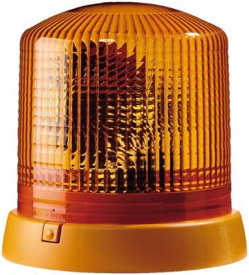HELLA 2RL 008 065-101 Halogen-Rundumkennleuchte - KL 8000 - 12V - gelb - Anbau/geschraubt - gelb - S