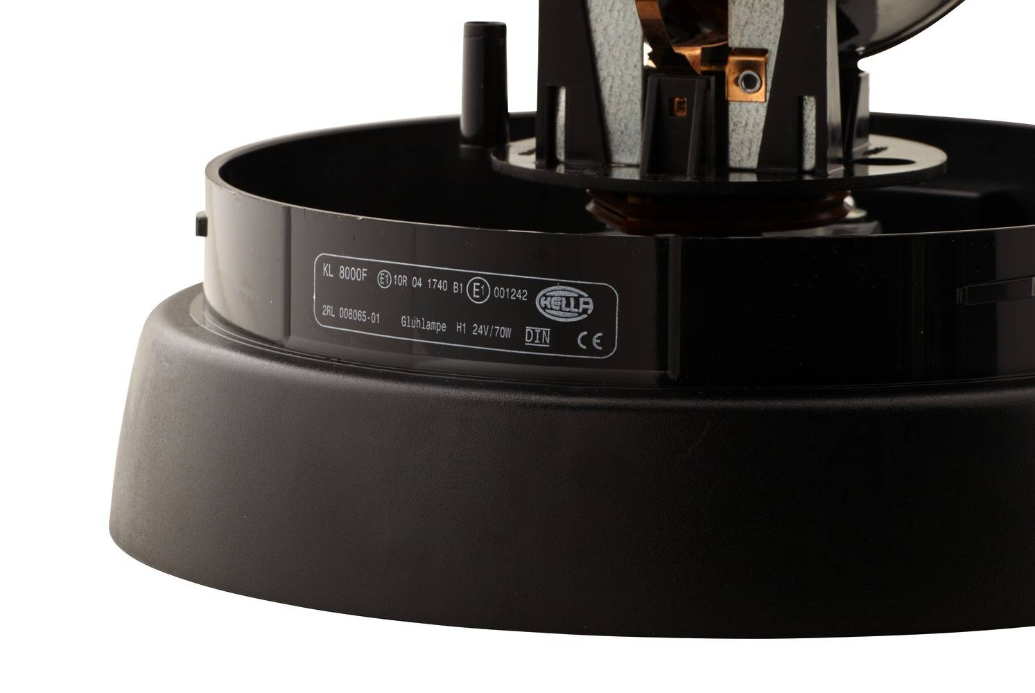 HELLA 2RL 008 065-011 Halogen-Rundumkennleuchte - KL 8000 - 24V - Anbau - blau