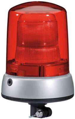 HELLA 2RL 008 183-211 Xenon-Blitz-Kennleuchte - KLX 7000 - 24V - Rohrstutzen - rot