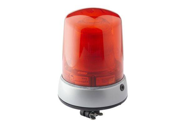 HELLA 2RL 008 183-211 Xenon-Blitz-Kennleuchte - KLX 7000 - 24V - Rohrstutzen - rot