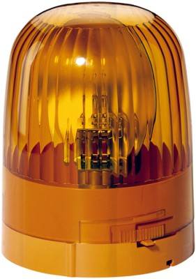 HELLA 2RL 008 727-011 Halogen-Rundumkennleuchte - KL Junior - 24V - gelb - Anbau/geschraubt - gelb -