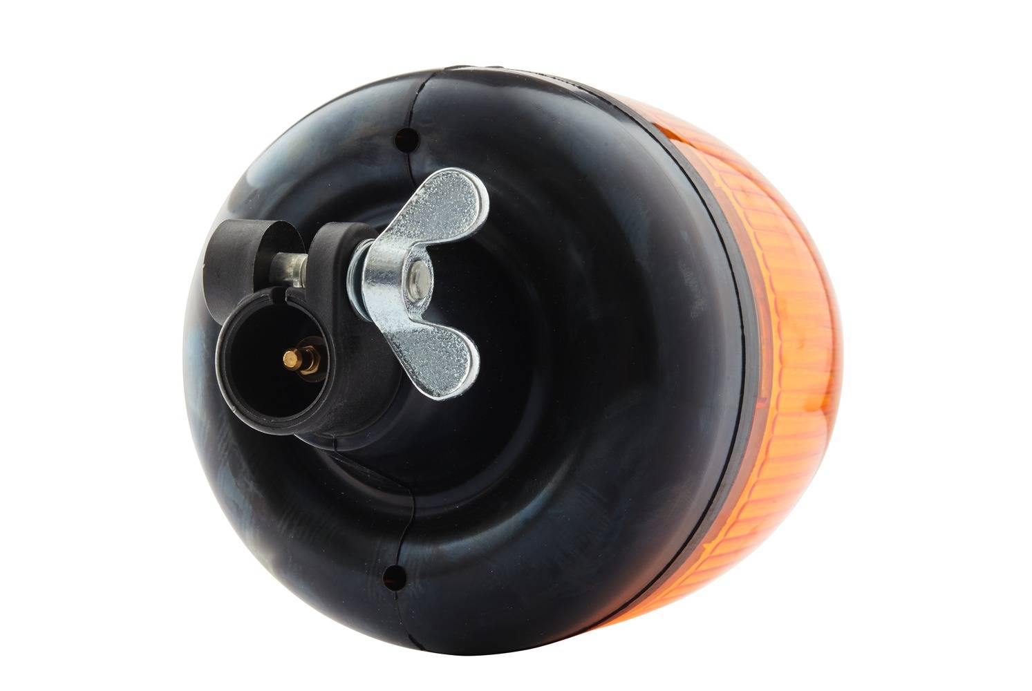 HELLA 2RL 009 506-011 Halogen-Rundumkennleuchte - Rota Compact - 24V - gelb - Rohrstutzen, flexibel