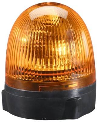 HELLA 2RL 009 506-211 Halogen-Rundumkennleuchte - Rota Compact - 24V - gelb - Anbau/geschraubt - gel
