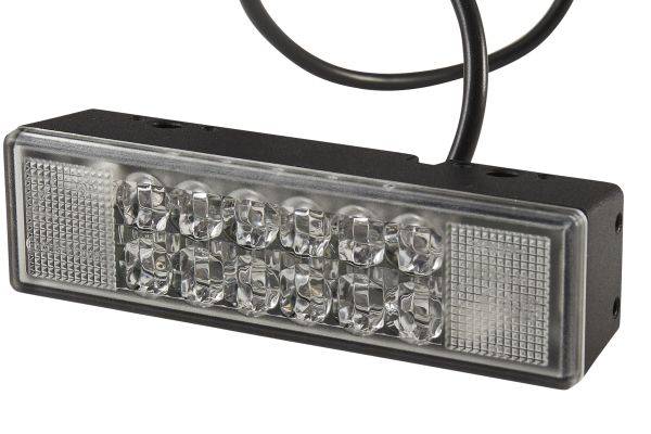 HELLA 2XD 009 048-011 LED-Blitz-Kennleuchte - WL-LED - 24V - Einbau - glasklar - gelb