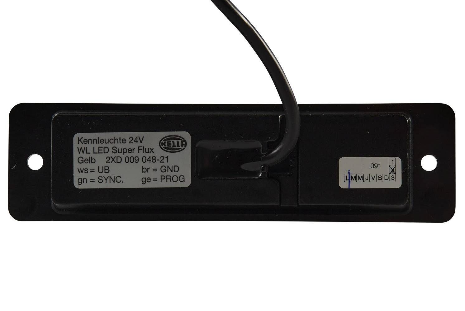 HELLA 2XD 009 048-211 LED-Blitz-Kennleuchte - WL-LED - 24V - gelb