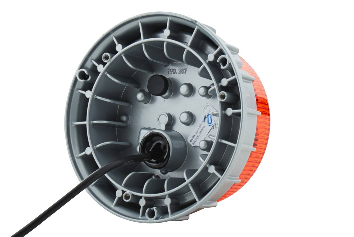 HELLA 2XD 011 557-501 LED-Rundumkennleuchte - K-LED 2.0 - 12/24V - gelb - Anbau - gelb