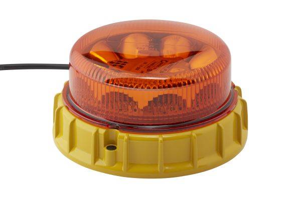 HELLA 2XD 011 557-601 LED-Rundumkennleuchte - K-LED 2.0 - 12/24V - gelb - geschraubt - gelb - Kabel: