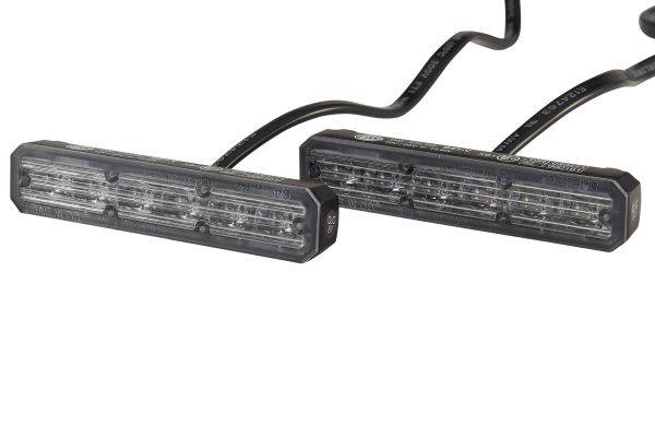 HELLA 2XD 012 160-911 LED-Blitz-Kennleuchte - BST - 12/24V - blau - Einbau/geschraubt - glasklar - b