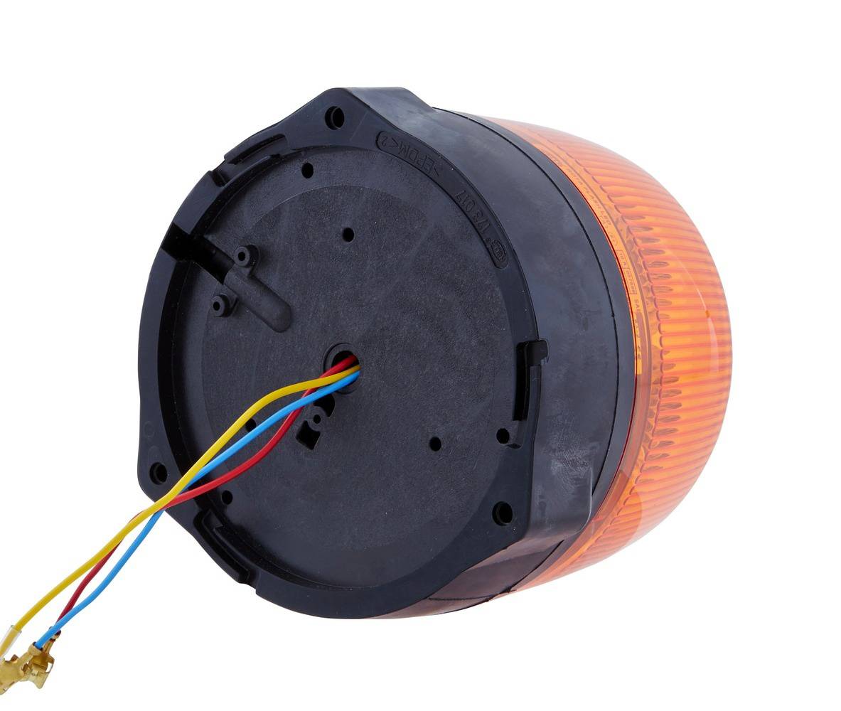 HELLA 2XD 012 878-001 LED-Blitz-Kennleuchte - RotaLED - 12/24V - gelb - geschraubt - gelb - Kabel: 1