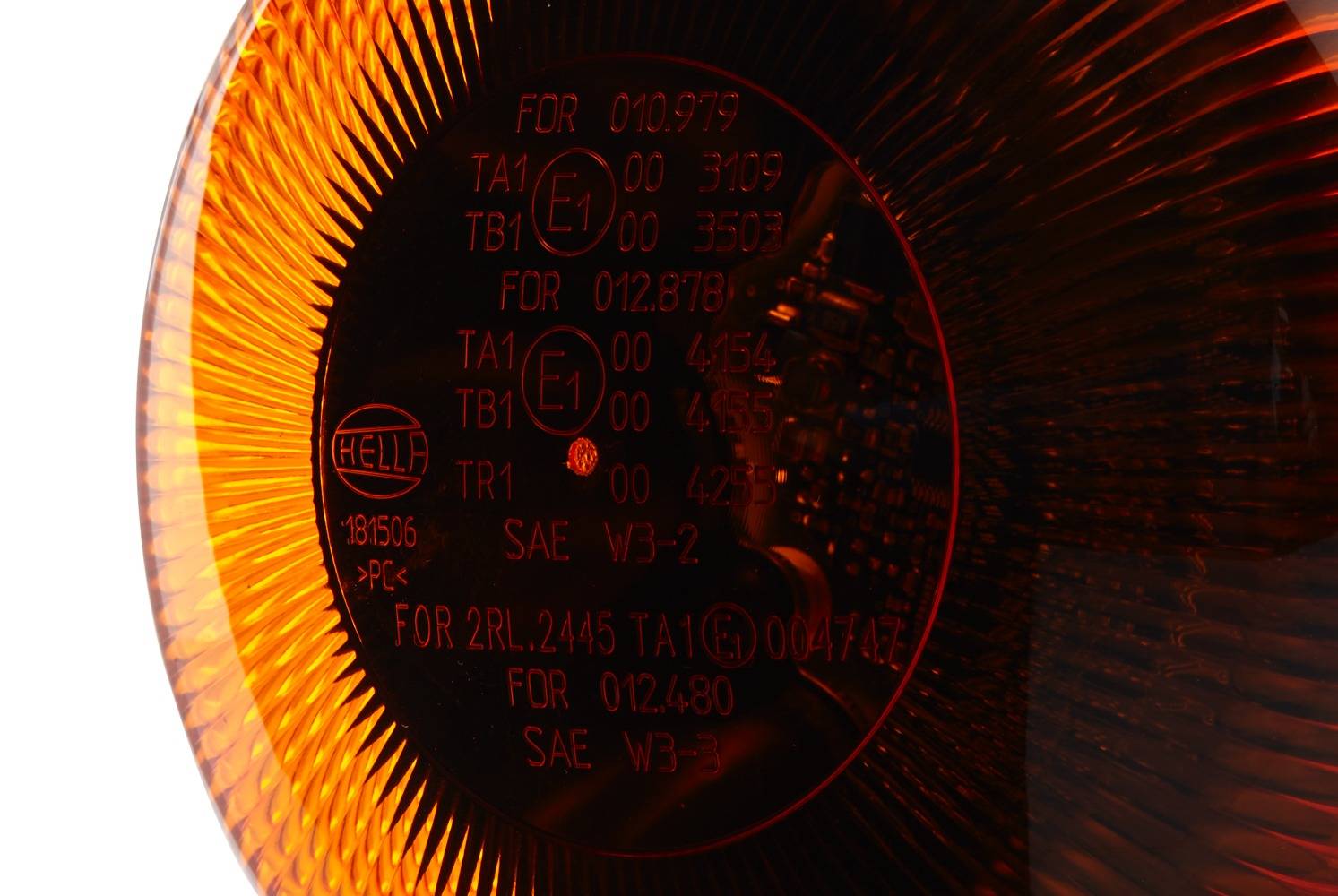 HELLA 2XD 012 878-011 LED-Blitz-Kennleuchte - RotaLED - 12/24V - gelb - Rohrstutzen, flexibel - gelb
