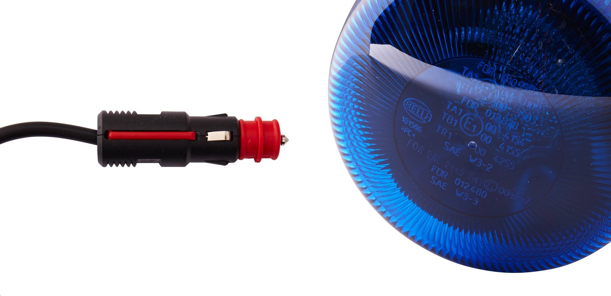 HELLA 2XD 012 878-121 LED-Blitz-Kennleuchte - RotaLED - blau