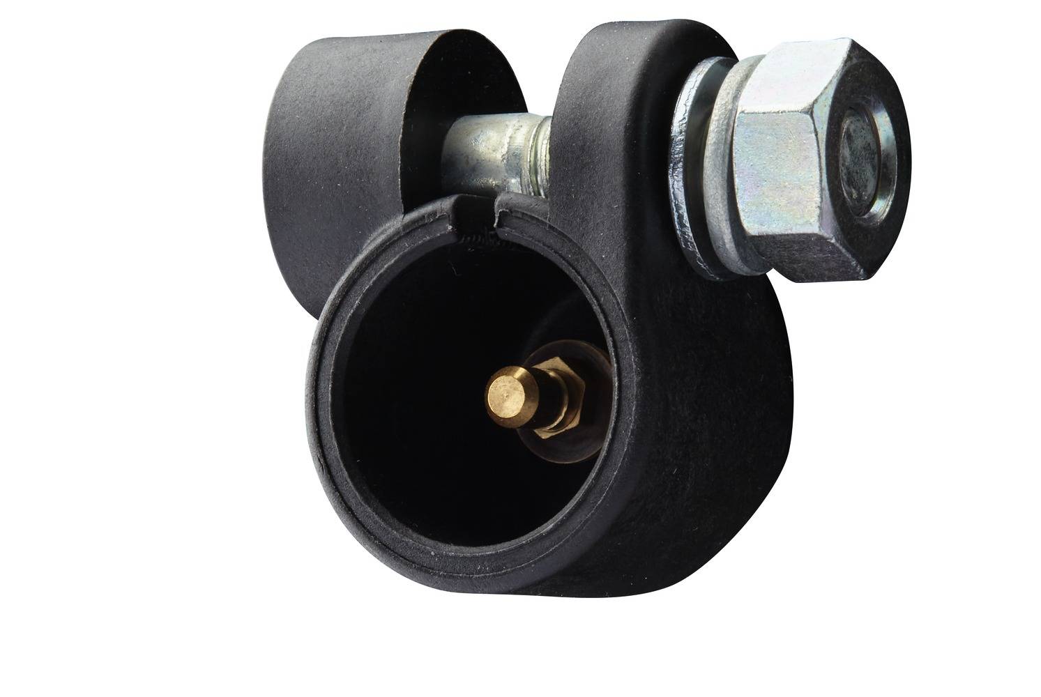 HELLA 2XD 013 979-011 LED-Rundumkennleuchte - RotaLED Compact - 12/24V - gelb - Rohrstutzen, flexibe