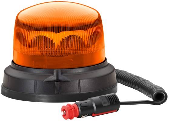 HELLA 2XD 013 979-021 LED-Rundumkennleuchte - RotaLED Compact - 12/24V - gelb - Magnetbefestigung -