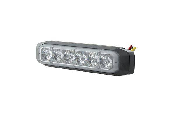 HELLA 2XD 014 562-001 LED-Blitz-Kennleuchte - BST-Slim - 12/24V - blau - Anbau/geschraubt - glasklar
