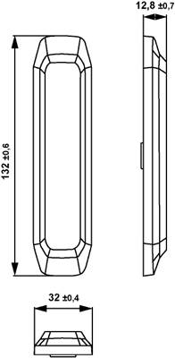 HELLA 2XD 014 592-201 LED-Blitz-Kennleuchte - BST-Slim - 12/24V - gelb - Anbau/geschraubt - glasklar