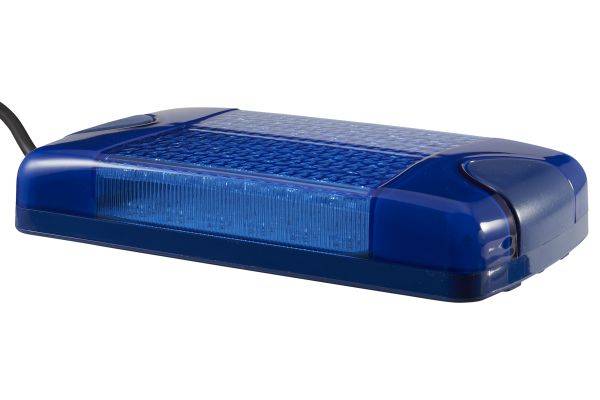 HELLA 2XD 965 429-001 LED-Blitz-Kennleuchte - Multi F Duraled - 12/24V - Anbau - blau - blau - Kabel