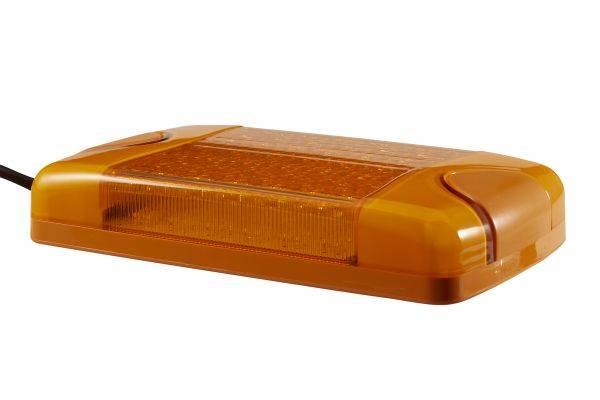 HELLA 2XD 965 429-021 LED-Blitz-Kennleuchte - Multi F Duraled - 12/24V - Anbau - gelb - gelb - Kabel