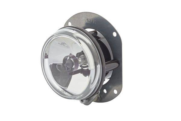 HELLA 1N0 008 582-001 FF/Halogen-Nebelscheinwerfer - 12V - rund - Einbau - glasklare Streuscheibe -