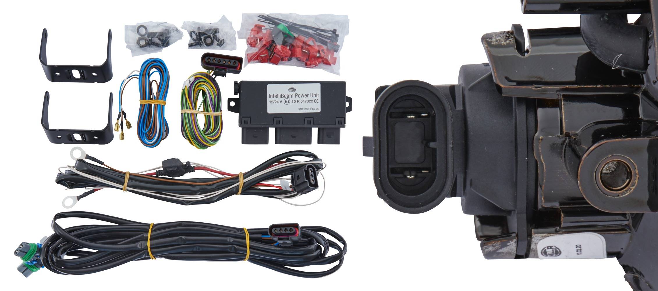 HELLA 1N0 009 295-801 FF/Halogen-Nebelscheinwerfersatz - Dynaview Evo2 - 12V - rund - Einbau - glask